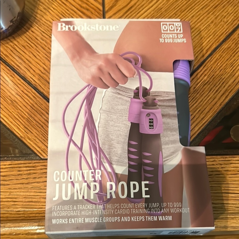 Brookstone Purple Counter Jump Rope